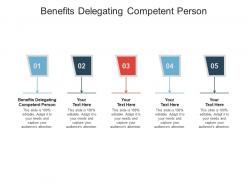 Benefits delegating competent person ppt powerpoint presentation icon example introduction cpb
