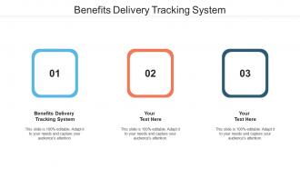 Benefits delivery tracking system ppt powerpoint presentation portfolio cpb