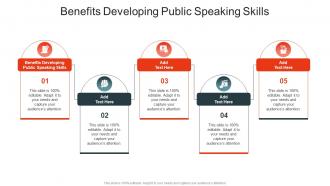 Benefits Developing Public Speaking Skills In Powerpoint And Google Slides Cpb