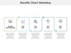 Benefits direct marketing ppt powerpoint presentation outline slides cpb