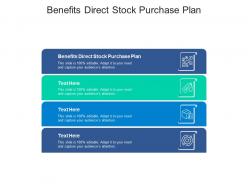 Benefits direct stock purchase plan ppt powerpoint presentation layouts template cpb
