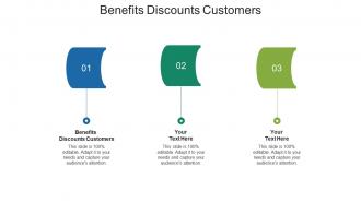 Benefits discounts customers ppt powerpoint presentation outline structure cpb