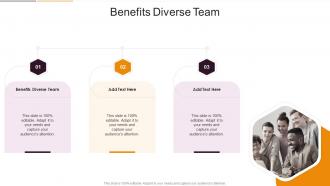Benefits Diverse Team In Powerpoint And Google Slides Cpb