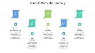 Benefits Domestic Sourcing Ppt Powerpoint Presentation Gallery Shapes Cpb