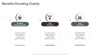 Benefits Donating Charity In Powerpoint And Google Slides Cpb