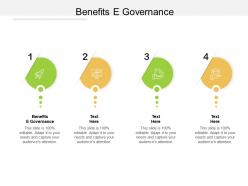 Benefits e governance ppt powerpoint presentation inspiration skills cpb