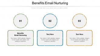 Benefits email nurturing ppt powerpoint presentation layouts file formats cpb