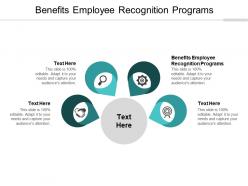 Benefits employee recognition programs ppt powerpoint presentation layouts cpb