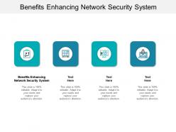 Benefits enhancing network security system ppt powerpoint presentation model portrait cpb