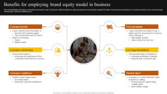 Benefits For Employing Brand Equity Model In Business