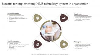 Benefits For Implementing HRIS Technology System In Organization
