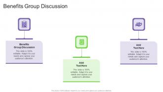 Benefits Group Discussion In Powerpoint And Google Slides Cpb