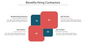 Benefits Hiring Contractors Ppt Powerpoint Presentation Summary Grid Cpb