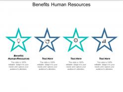 Benefits human resources ppt powerpoint presentation model file formats cpb