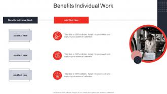Benefits Individual Work In Powerpoint And Google Slides Cpb