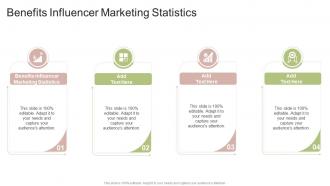 Benefits Influencer Marketing Statistics In Powerpoint And Google Slides Cpb