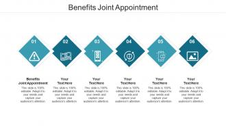 Benefits joint appointment ppt powerpoint presentation styles graphic images cpb