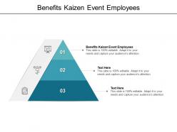 Benefits kaizen event employees ppt powerpoint presentation professional cpb