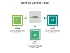 Benefits landing page ppt powerpoint presentation infographics outfit cpb
