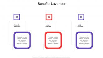 Benefits Lavender In Powerpoint And Google Slides Cpb