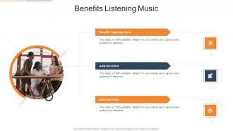 Benefits Listening Music In Powerpoint And Google Slides Cpb