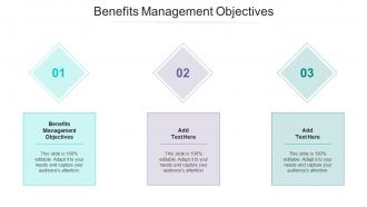 Benefits Management Objectives Ppt Powerpoint Presentation Inspiration Icons Cpb