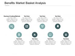 Benefits market basket analysis ppt powerpoint presentation styles good cpb