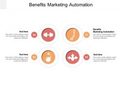 Benefits marketing automation ppt powerpoint presentation styles examples cpb