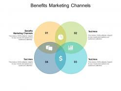 Benefits marketing channels ppt powerpoint presentation slides model cpb