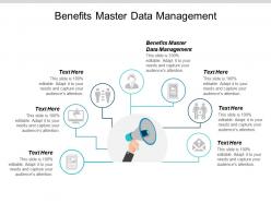 Benefits master data management ppt powerpoint presentation pictures design inspiration cpb