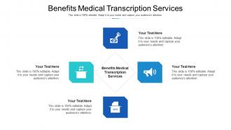 Benefits medical transcription services ppt powerpoint presentation outline slide download cpb