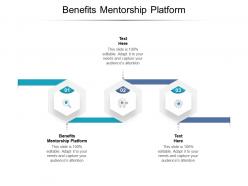 Benefits mentorship platform ppt powerpoint presentation styles infographics cpb