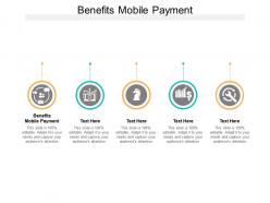 Benefits mobile payment ppt powerpoint presentation model samples cpb
