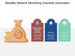 Benefits network monitoring industrial automation ppt powerpoint presentation infographics diagrams cpb