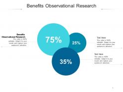 Benefits observational research ppt powerpoint presentation infographics templates cpb
