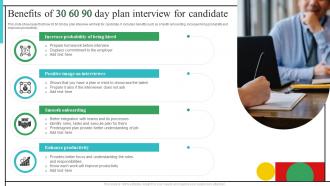 Benefits Of 30 60 90 Day Plan Interview For Candidate