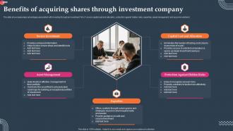 Benefits Of Acquiring Shares Through Investment Company