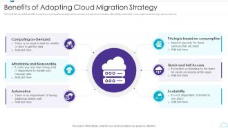 Benefits Of Adopting Cloud Migration Strategy