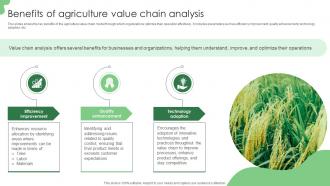Benefits Of Agriculture Value Chain Analysis