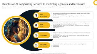 Benefits Of AI Copywriting Services To Marketing Agencies AI Text To Image Generator Platform AI SS V