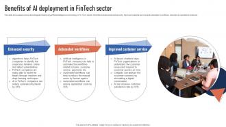 Benefits Of AI Deployment In Fintech Sector Finance Automation Through AI And Machine AI SS V