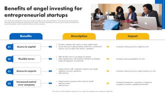 Benefits Of Angel Investing For Entrepreneurial Startups