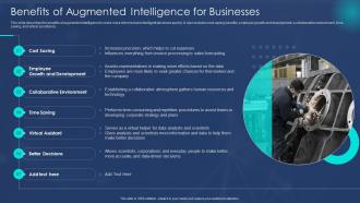Benefits Of Augmented Intelligence For Businesses Machine Augmented Intelligence IT