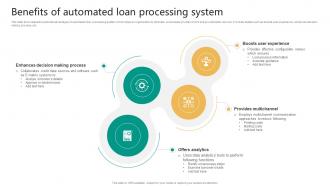 Benefits Of Automated Loan Processing System