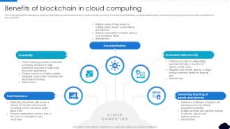 Benefits Of Blockchain In Cloud Computing Complete Guide To Blockchain In Cloud BCT SS V