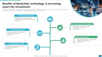 Benefits Of Blockchain Technology In Blockchain Technologies For Sustainable Development BCT SS
