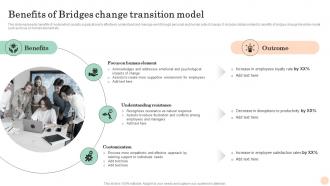 Benefits Of Bridges Mastering Transformation Change Management Vs Change Leadership CM SS