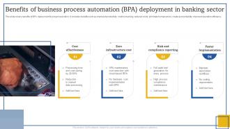 Benefits Of Business Process Automation BPA Deployment In Banking Sector