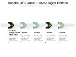 Benefits of business process digital platform ppt powerpoint presentation layouts shapes cpb