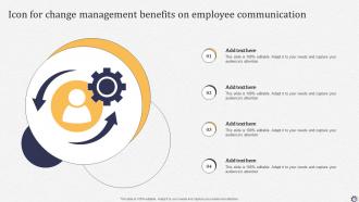 Benefits Of Change Management Powerpoint PPT Template Bundles Adaptable Professional